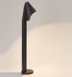 Casa Padrino lampe de jardin LED de luxe Ø 14 x H. 70 cm - Modern Garden Terrace Paths Entrée Lampe d'Extérieur