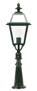 Casa Padrino lampe de jardin / lanterne de jardin - Diverses Couleurs - 25 x 25 x H. 74 cm - Lampe d'Extérieur Nostalgique
