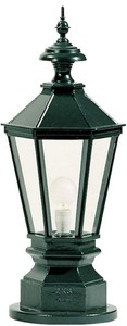 Casa Padrino Luminaire de Piédestal / Luminaire de Jardin Art Nouveau 29 x 29 x H. 64 cm - Différentes Couleurs - Lumière Extérieure