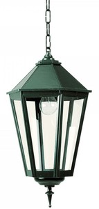 Casa Padrino Jugendstil Außenhängeleuchte / Pendelleuchte 29 x 29 x H. 50 cm - Verschiedene Farben - Barock & Jugendstil Garten Terrassen Deko