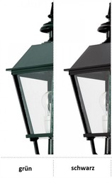 Casa Padrino applique per esterni / lanterna esterna barocco 20 x 25 x H. 44 cm - Vari Colori - Luce da Esterno Barocco