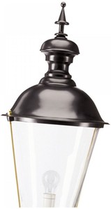 Casa Padrino Jugendstil Außenwandleuchte / Außenlampe Schwarz 37 x 76 x H. 105 cm - Luxus Qualität