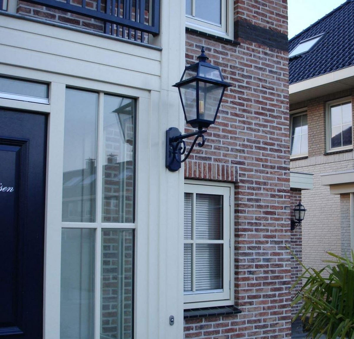 Casa Padrino Jugendstil Außenwandleuchte 25 x 47 x H. 60 cm - Verschiedene Farben - Garten Terrassen Balkon Eingangsbereich Beleuchtung