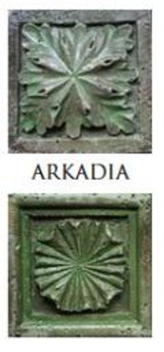 Casa Padrino Barock Kunststein Säule / Blumensäule 23 x 23 x H. 73 cm - Verschiedene Farben - Antik Stil Gartensäule 