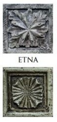 Casa Padrino baroque artificial stone pillar / flower column 23 x 23 x H. 73 cm - Various Colors - Antique Style Garden Pillar
