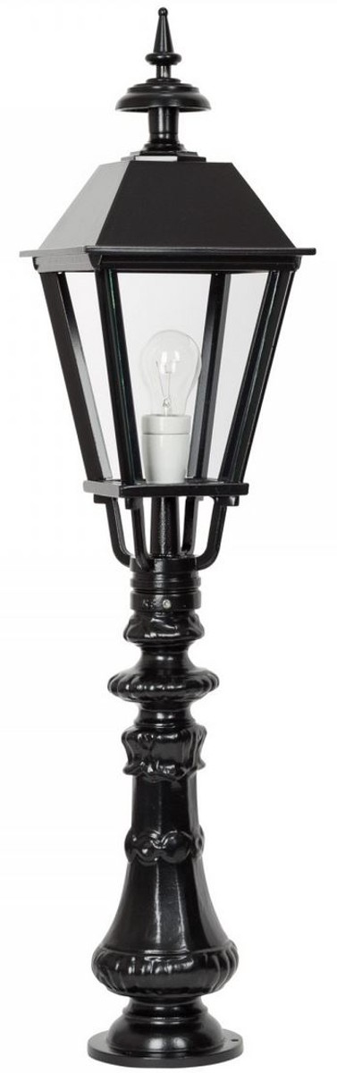 Casa Padrino Barock Gartenlaterne / Gartenlampe 22 x 22 x H. 95 cm - Verschiedene Farben - Wetterfeste Garten Terrassen Außenleuchte 