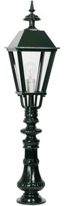 Casa Padrino Lanterne de Jardin / Lampe de Jardin Baroque 22 x 22 x H. 95 cm - Différentes Couleurs - Lampe d'Extérieur pour Terrasses de Jardin Résistantes aux Intempéries