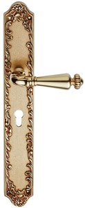 Casa Padrino ensemble de poignée de porte baroques or français 15,1 x H. 40,6 cm - Collection Baroque