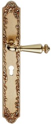 Casa Padrino ensemble de poignée de porte baroques or français 15,1 x H. 40,6 cm - Collection Baroque