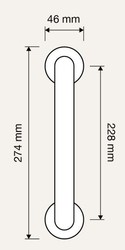 Casa Padrino set maniglia per porta barocco oro francese 4,6 x H 27,4 cm - Accessori Hotel e Ristoranti
