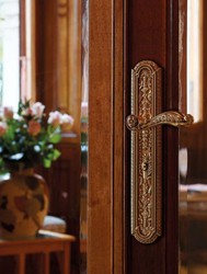 Casa Padrino Ensemble de Poignée de Porte Art Nouveau Or Français 16 x H. 35,2 cm - Accessoires pour Hôtels et Restaurants