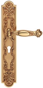 Casa Padrino ensemble de poignée de porte baroque or français 18,4 x H 41,8 cm - Ensemble de Poignée de Porte de Style Baroque
