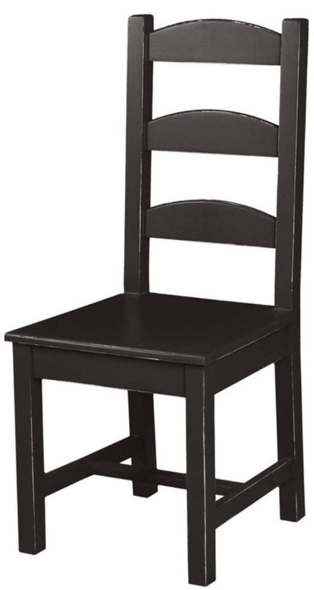 Casa Padrino Landhausstil Esszimmerstuhl 48 x 41 x H. 93 cm - Verschiedene Farben - Shabby Chic Esszimmermöbel 