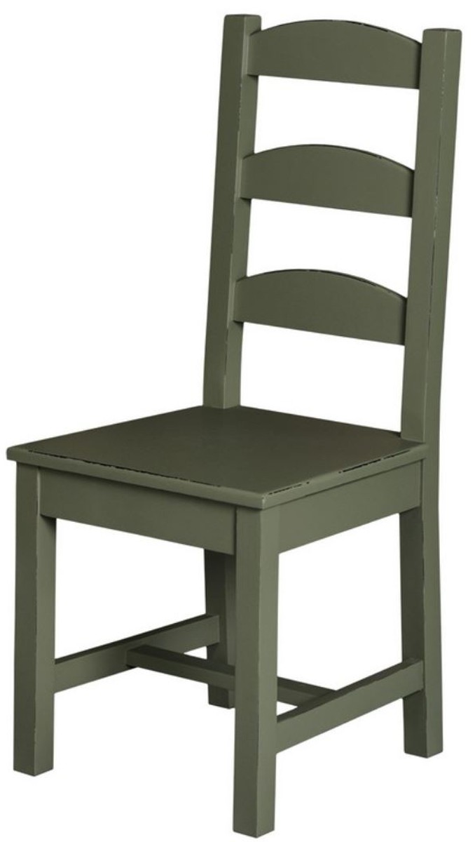 Casa Padrino Landhausstil Esszimmerstuhl 48 x 41 x H. 93 cm - Verschiedene Farben - Shabby Chic Esszimmermöbel 