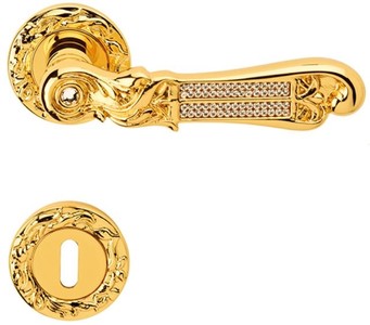casa padrino luxus barock jugendstil wohnzimmer hotel restaurant club bar büro schloss burg türgriff türklinke mit rosette messing vergoldet swarovski kristallglas deko accessoires