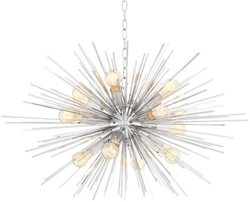 Casa Padrino lustre de luxe en argent Ø 90 x H. 60 cm - Mobilier de Luxe
