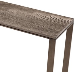 Casa Padrino Luxury Console / Console Table Rose-Bronze 140 x 35 x H. 78.5 cm - Luxury Quality