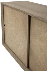 Casa Padrino buffet de luxe avec 2 portes coulissantes marron 180 x 45 x H. 80 cm - Qualité de Luxe