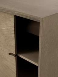 Casa Padrino buffet de luxe avec 2 portes coulissantes marron 180 x 45 x H. 80 cm - Qualité de Luxe