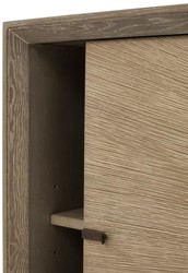 Casa Padrino buffet de luxe avec 2 portes coulissantes marron 180 x 45 x H. 80 cm - Qualité de Luxe