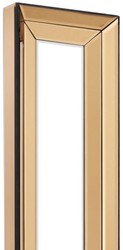 Casa Padrino specchio / specchio da parete di lusso ambra 24,5 x 6,5 x H. 200,5 cm - Arredo Hotel