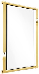 Casa Padrino Designer Stainless Steel Mirror / Wall Mirror Gold 95 x 9 x H. 134 cm - Designer Furniture