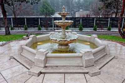 Casa Padrino Baroque Fountain / Garden Fountain Ø 490 x H. 220 cm - Noble and Sumptuous Casa Padrino Baroque Fountain / Garden Fountain Ø 490 x H. 220 cm - Noble and Sumptuous