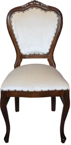 Casa Padrino Luxus Esszimmer Stuhl Barock Creme Braun Holz Holzfarben Samt Samtstoff Baroque Dining Chair Chairs Furniture Cream Brown Casa Padrino Luxus Esszimmer Stuhl Barock Creme Braun Holz Holzfarben Samt Samtstoff Baroque Dining Chair Chairs Furniture Cream Brown