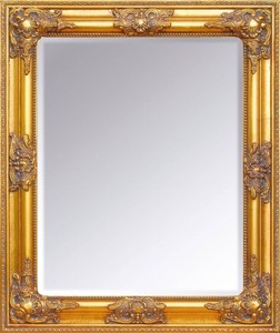 Espejo de pared barroco Casa Padrino Altura dorado 62 cm, ancho 52 cm - Noble y suntuoso - look vintage - hecho a mano