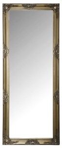 Casa Padrino espejo / espejo de pared barroco con marco de madera color oro 60 x H. 150 cm - Muebles Barrocos