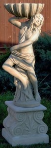 Casa Padrino Art Nouveau Garden Decoration Estatua / Figurita Niña con Maceta 46 x 43 x H. 156 cm - Escultura de Jardín Decorativa con Pedestal Casa Padrino Art Nouveau Garden Decoration Estatua / Figurita Niña con Maceta 46 x 43 x H. 156 cm - Escultura de Jardín Decorativa con Pedestal