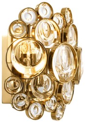 Casa Padrino aplique de pared de lujo oro 24 x 13 x H. 21 cm - Muebles de Salón de Diseño