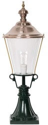 Casa Padrino Lampada da Giardino Art Nouveau 29 x 29 x H. 78 cm - Vari Colori - Terrazze da Giardino Percorsi Illuminazione d'Ingresso
