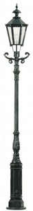 Casa Padrino Lanterna da Giardino Barocco 42 x 35 x H. 315 cm - Vari Colori - Luce Esterna Resistente alle Intemperie