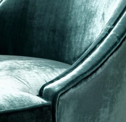 Casa Padrino Fauteuil de Luxe Vert Egée / Noir 70 x 88 x H. 85 cm - Mobilier de l'Hôtel