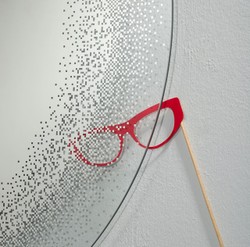 Casa Padrino luxury mirror / wall mirror Ø 80 cm - Luxury Furniture