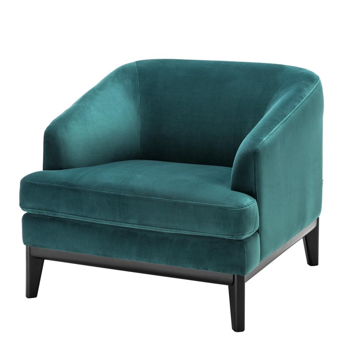 Sillón de lujo Casa Padrino verde mar 85 x 90 x h 75 cm - Sillón de salón Sillón de lujo Casa Padrino verde mar 85 x 90 x h 75 cm - Sillón de salón