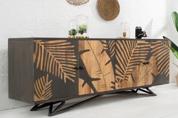 Credenza a cassettiera design Casa Padrino 175 x 45 x Mobile TV H.75cm - Fatto a mano in legno massello di mango! Credenza a cassettiera design Casa Padrino 175 x 45 x Mobile TV H.75cm - Fatto a mano in legno massello di mango!