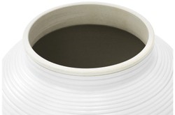 Casa Padrino jarra de porcelana de lujo con tapa blanca Ø 40 x H. 65 cm - Hotel & Restaurant Decoration