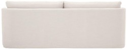 Casa Padrino Divano da Salotto di Lusso Bianco 230 x 100 x H. 75 cm - Mobili per Soggiorno