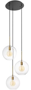 Casa Padrino Luxus Kronleuchter Antik Messing / Bronze Ø 60 x H. 150 cm - Luxus Kollektion
