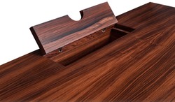 Casa Padrino Bureau de Luxe en Bois de Rose avec Tiroir Marron 120 x 60 x H. 76 cm - Mobilier de Bureau de Luxe