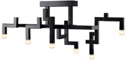 casa padrino luxus designer wohnzimmer hotel restaurant club bar büro edelstahl deckenleuchte deckenlampe pulverbeschichtet deko accessoires möbel
