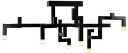 casa padrino luxus designer wohnzimmer hotel restaurant club bar büro edelstahl deckenleuchte deckenlampe pulverbeschichtet deko accessoires möbel