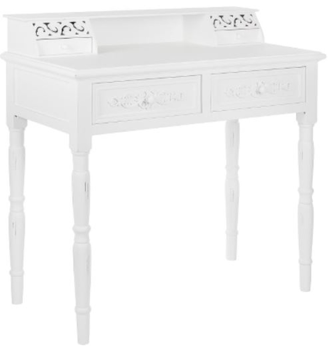 Casa Padrino escritorio de estilo campestre blanco antiguo 95 x 45 x H. 87 cm - Muebles de Estilo Campestre en un Aspecto Elegante y Descuidado Casa Padrino escritorio de estilo campestre blanco antiguo 95 x 45 x H. 87 cm - Muebles de Estilo Campestre en un Aspecto Elegante y Descuidado