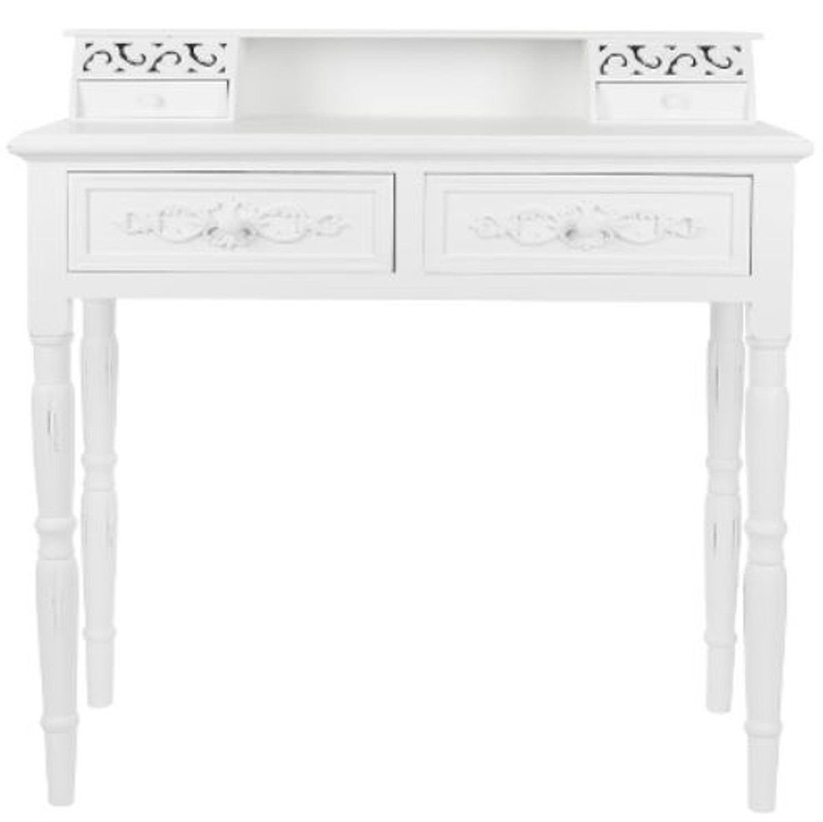 Casa Padrino escritorio de estilo campestre blanco antiguo 95 x 45 x H. 87 cm - Muebles de Estilo Campestre en un Aspecto Elegante y Descuidado Casa Padrino escritorio de estilo campestre blanco antiguo 95 x 45 x H. 87 cm - Muebles de Estilo Campestre en un Aspecto Elegante y Descuidado