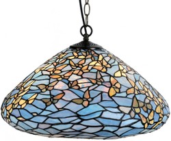 casa padrino luxus tiffany glas hängeleuchte hängelampe pendelleuchte schmetterlinge wohnzimmer hotel restaurant leuchte accessoires möbel