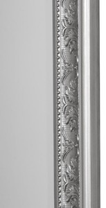 Casa Padrino Barock Spiegel / Wandspiegel Silber 62 x H. 82 cm - Möbel im Barockstil