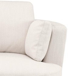 Casa Padrino Fauteuil / Fauteuil Pivotant de Luxe Blanc 110 x 100 x H. 70 cm - Meubles de Salon