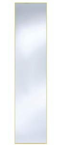 Casa Padrino espejo de pared con marco de aluminio oro mate 40 x H. 175 cm - Espejo de Lujo